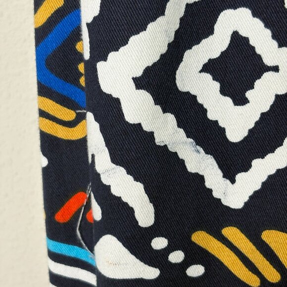 Decibel Cargo Jogger Shorts Pants Mens 38 Multicolor Geometric Navajo Print NWT - Picture 6 of 15